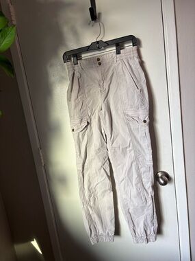Garage Light Beige Cargo Joggers